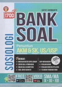 Image of 1700 Plus Bank Soal Sosiologi SMA/MA X-XI-XII