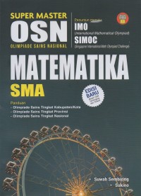 Super master OSN (Olimpiade sains nasional) Matematika SMA