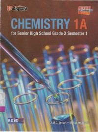Image of Chemistry 1A for Senior High School Grade X Semester 1