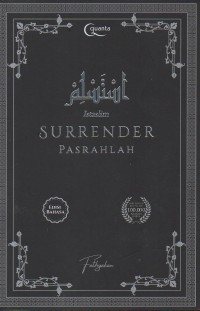 Image of Surrender=Pasrahlah